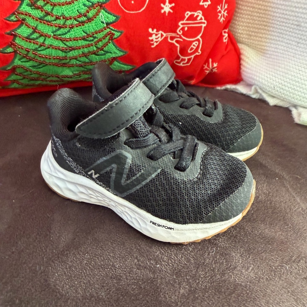 New Balance Kids Black Athletic Shoes
